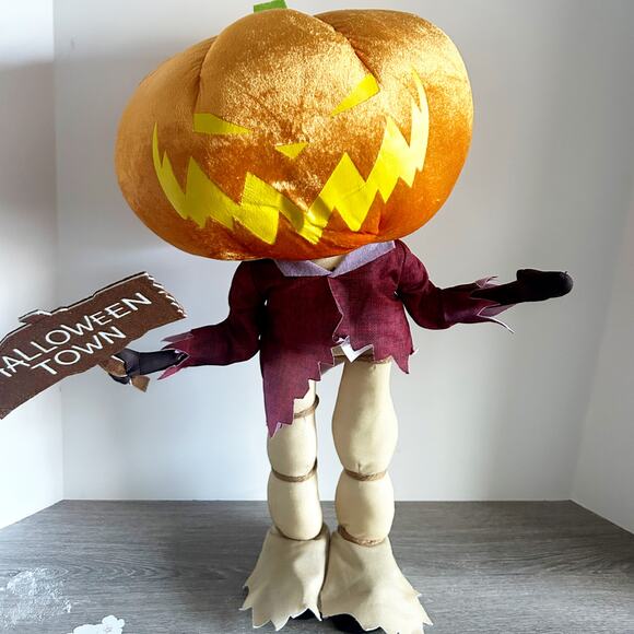 Gemmy Nightmare Before Christmas - Pumpkin King 22” Halloween Town Porch Greeter - Picture 1 of 8